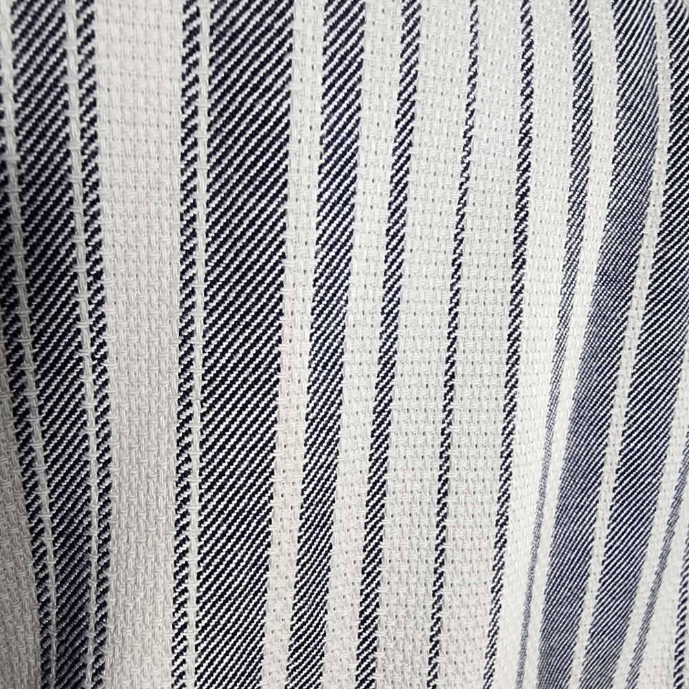 Vince Camuto Striped Ruffle Hem Midi Dress Size Small - Picture 5 of 10